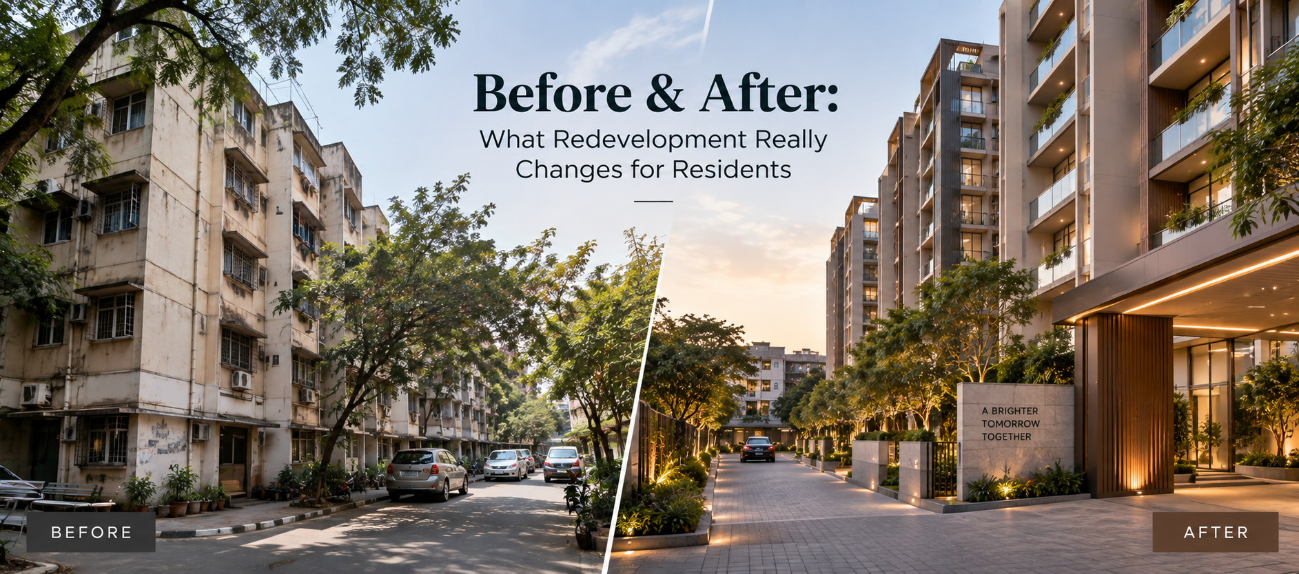 Before & After: What Redevelopment Really Changes for Residents