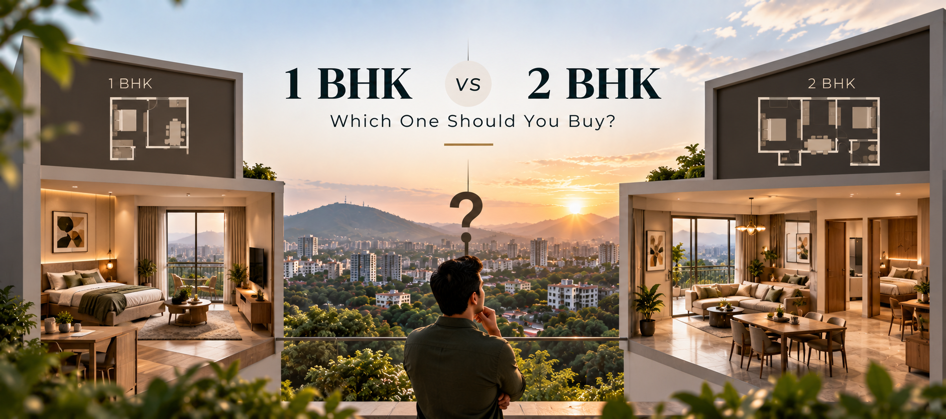 1 BHK vs 2 BHK Flats in Pune: Which One Should You Buy?