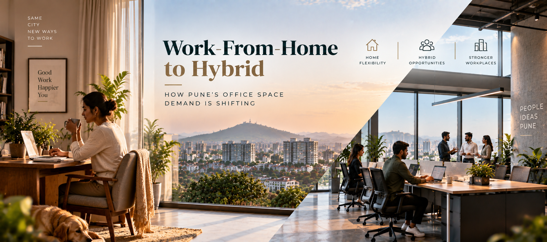 Work-From-Home to Hybrid: How Pune's Office Space Demand Is Shifting